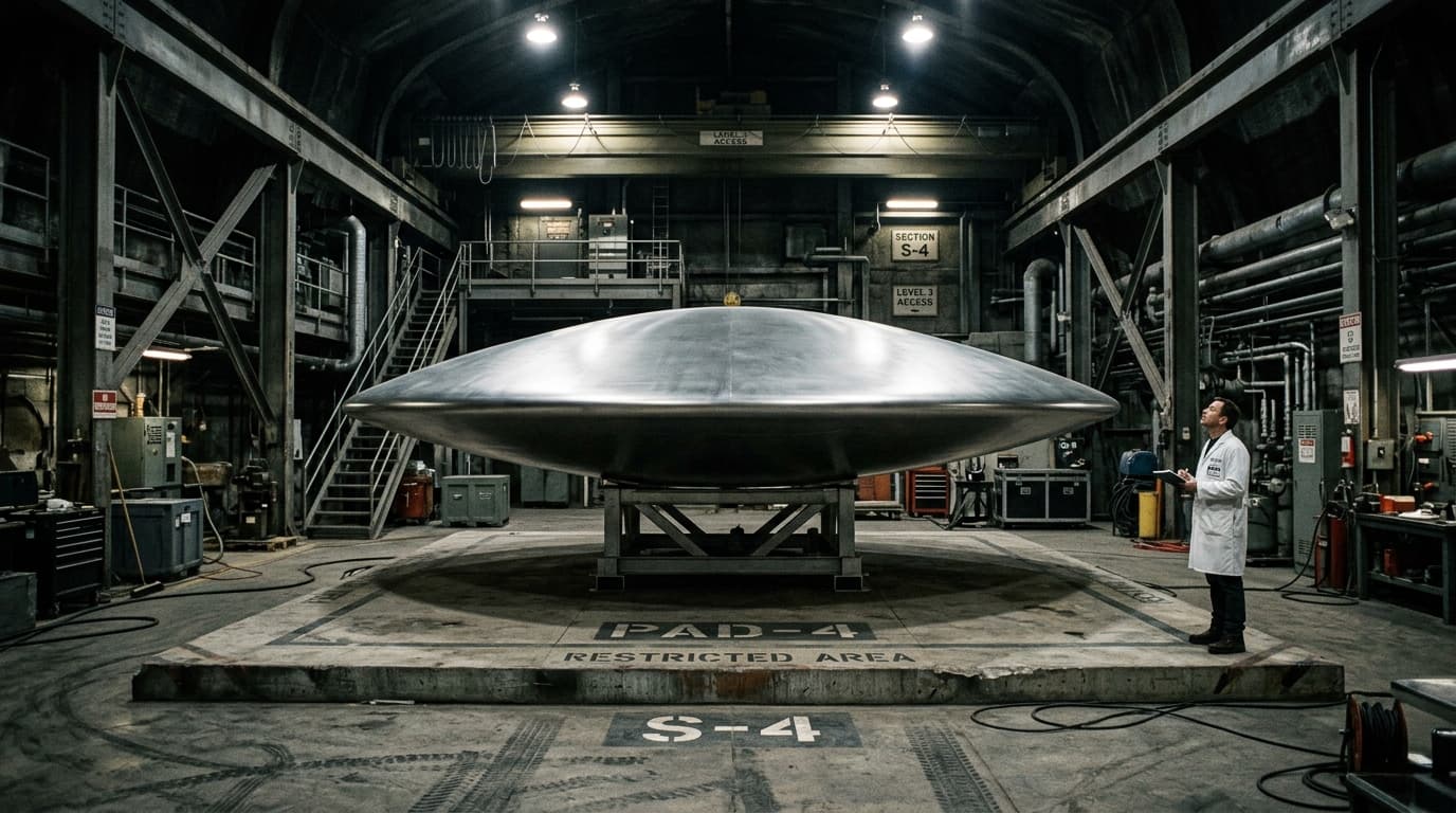 Bob Lazar / S-4 Disclosure — illustrative case artwork